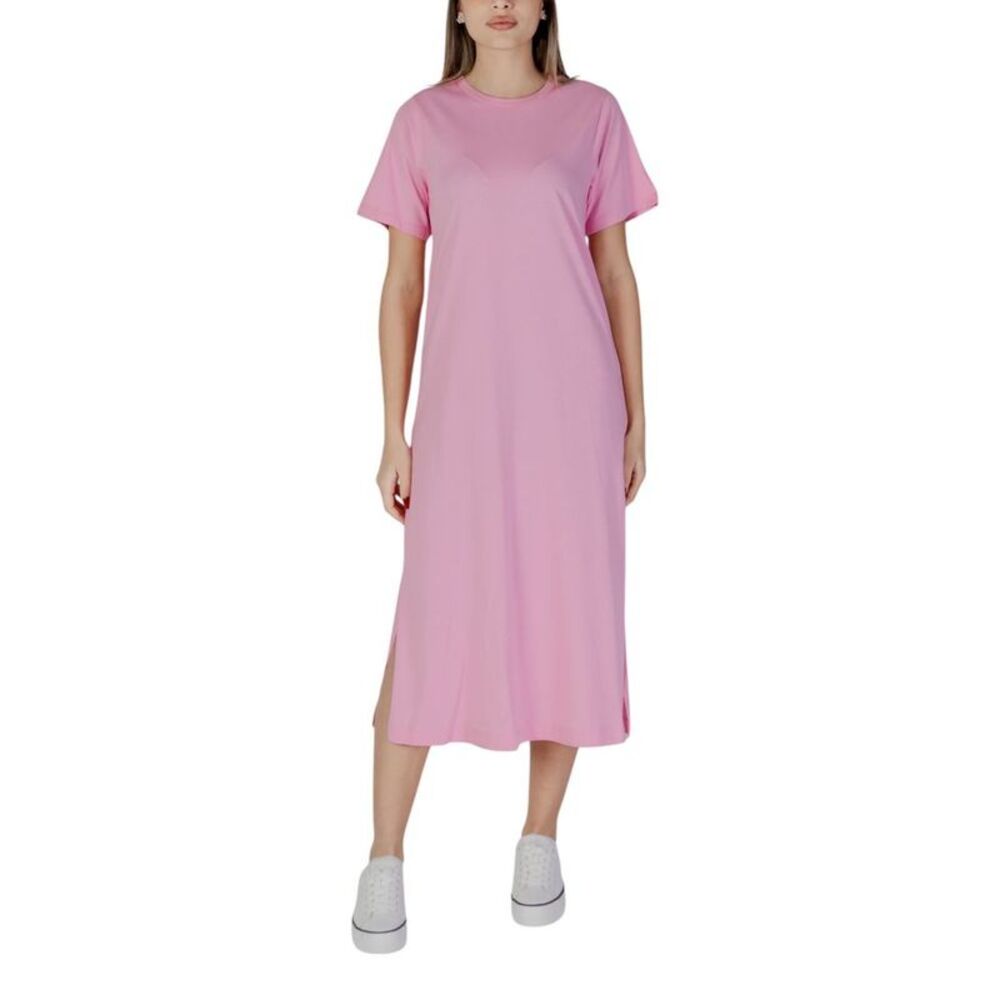 B.Young Multicolor Cotton Midi Women's Dress